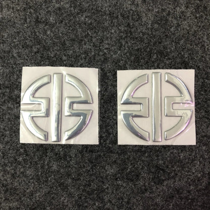 3D Motorcycle Logo Badge Sticker Decal – Silicone Wheel & Body