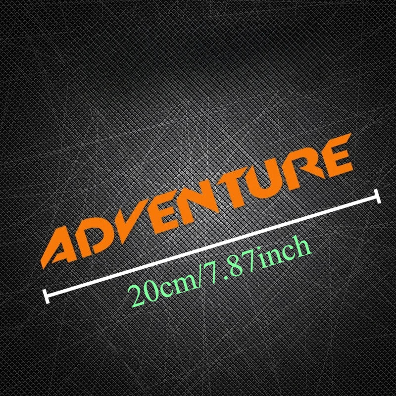 Adventure Waterproof Vinyl Decals – 20 cm