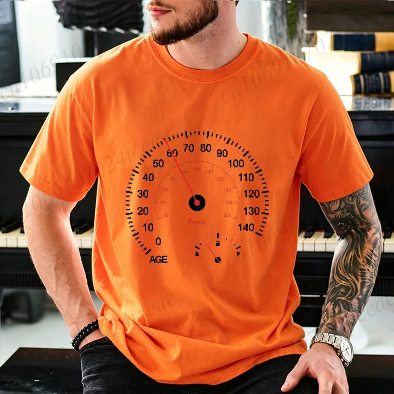 Speedometer Graphic T-Shirt – Funny Car & Moto Enthusiast Tee
