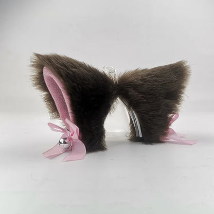 Plush Motorcycle Helmet Cat Ears