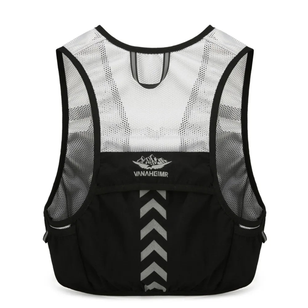 Reflective Vest Bag – High-Visibility Night Running & Cycling | Breathable Mesh