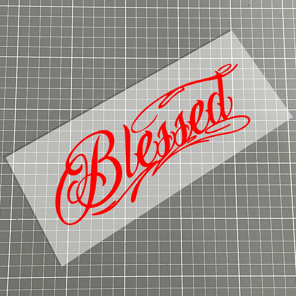 Blessed Motorcycle Sticker – Waterproof Vinyl Decal