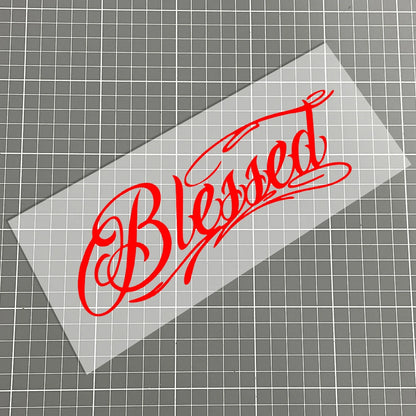 Blessed Motorcycle Sticker – Waterproof Vinyl Decal
