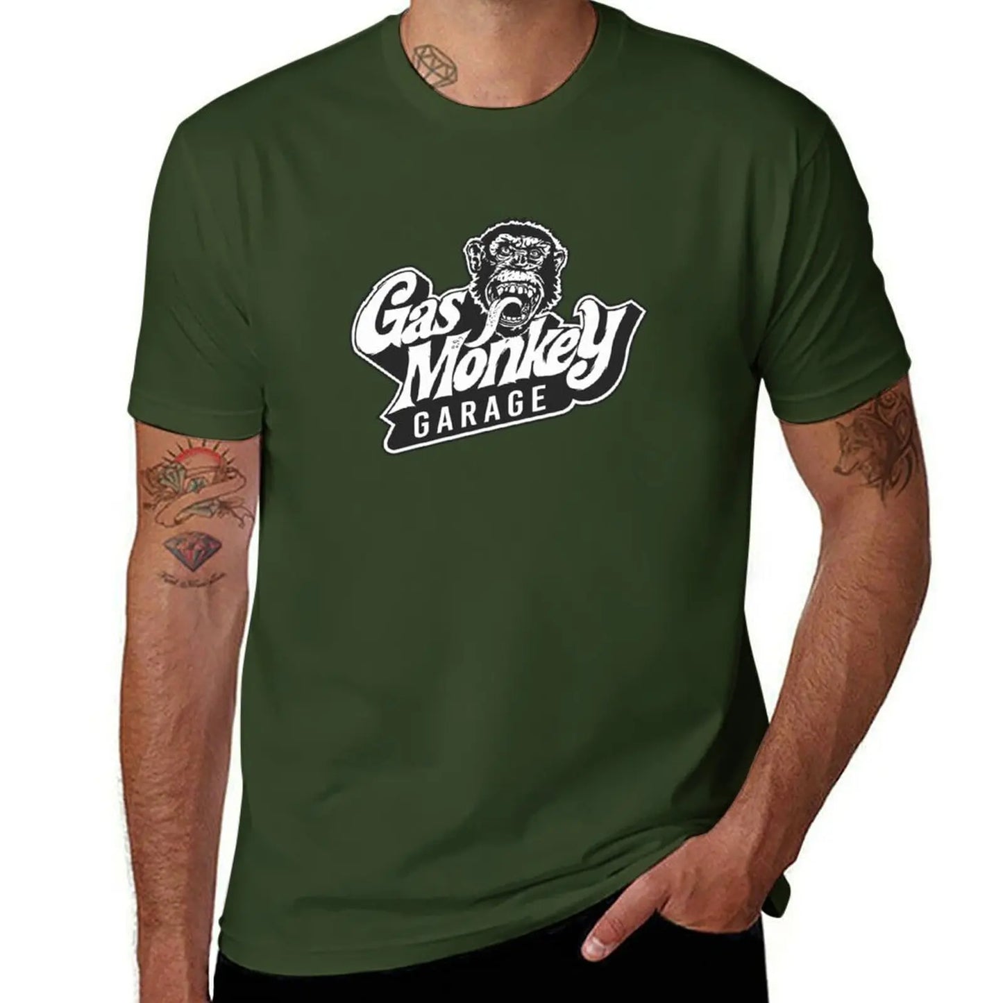 Garage Monkey Graphic T-Shirt – 100% Cotton Unisex Tee | 11 Colors