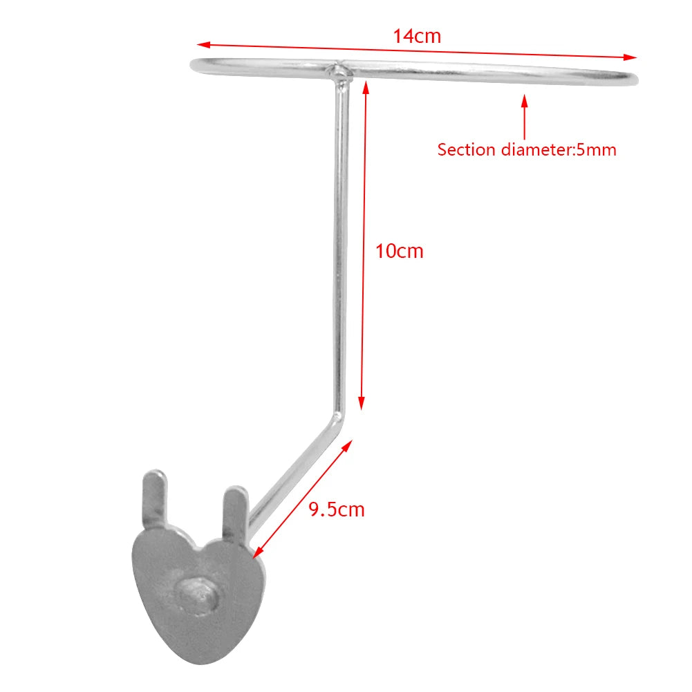 Metal Motorcycle Helmet Wall Stand – Anti-Corrosion Coated Hanger Rack