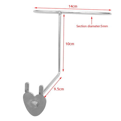Metal Motorcycle Helmet Wall Stand – Anti-Corrosion Coated Hanger Rack