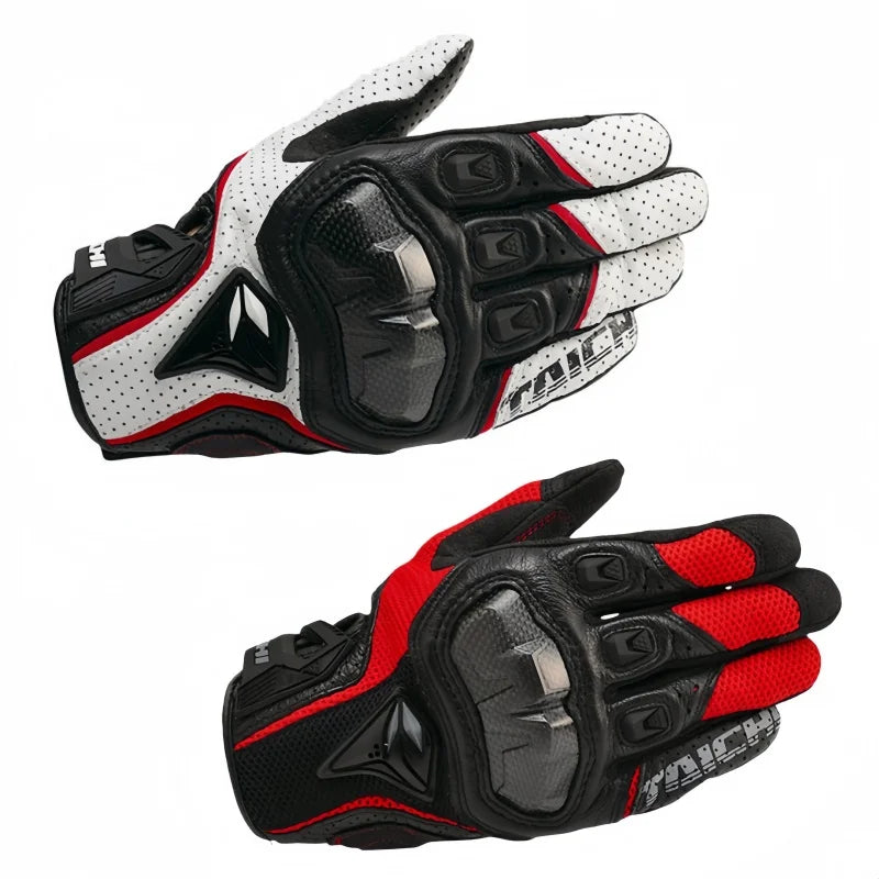 Men's Genuine Leather Motorcycle Gloves