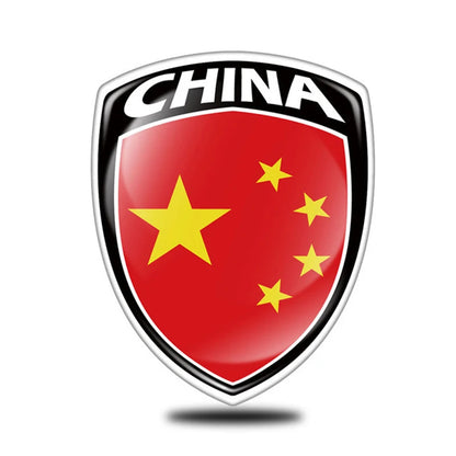 3D Reflective National Flag Sticker – Waterproof Motorcycle & Car Decal