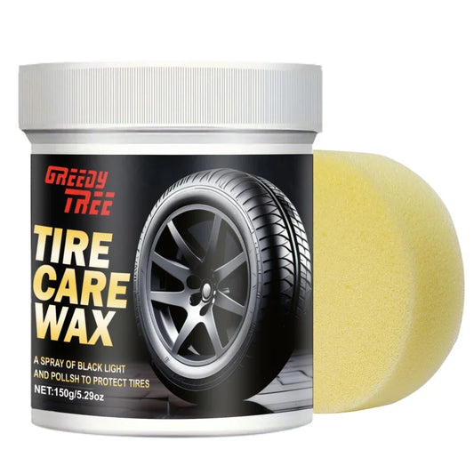 Advanced Tire Shine Wax – UV Protection & Hydrophobic Coating