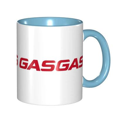GAS Motorcycle Mug – Ceramic Coffee Cup Gift for Riders