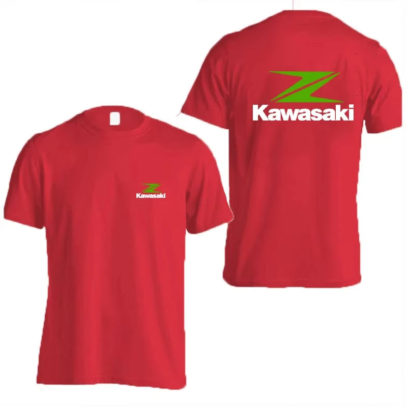 Motorcycle Logo Cotton T-Shirt – Unisex Street Casual Tee
