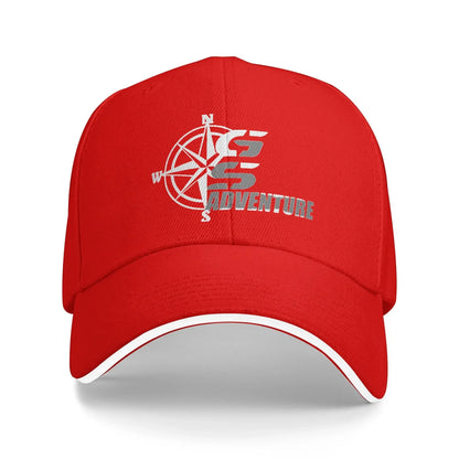 Motorcycle Outdoor Snapback Cap — Sun Protection, Adjustable, 8 Colors