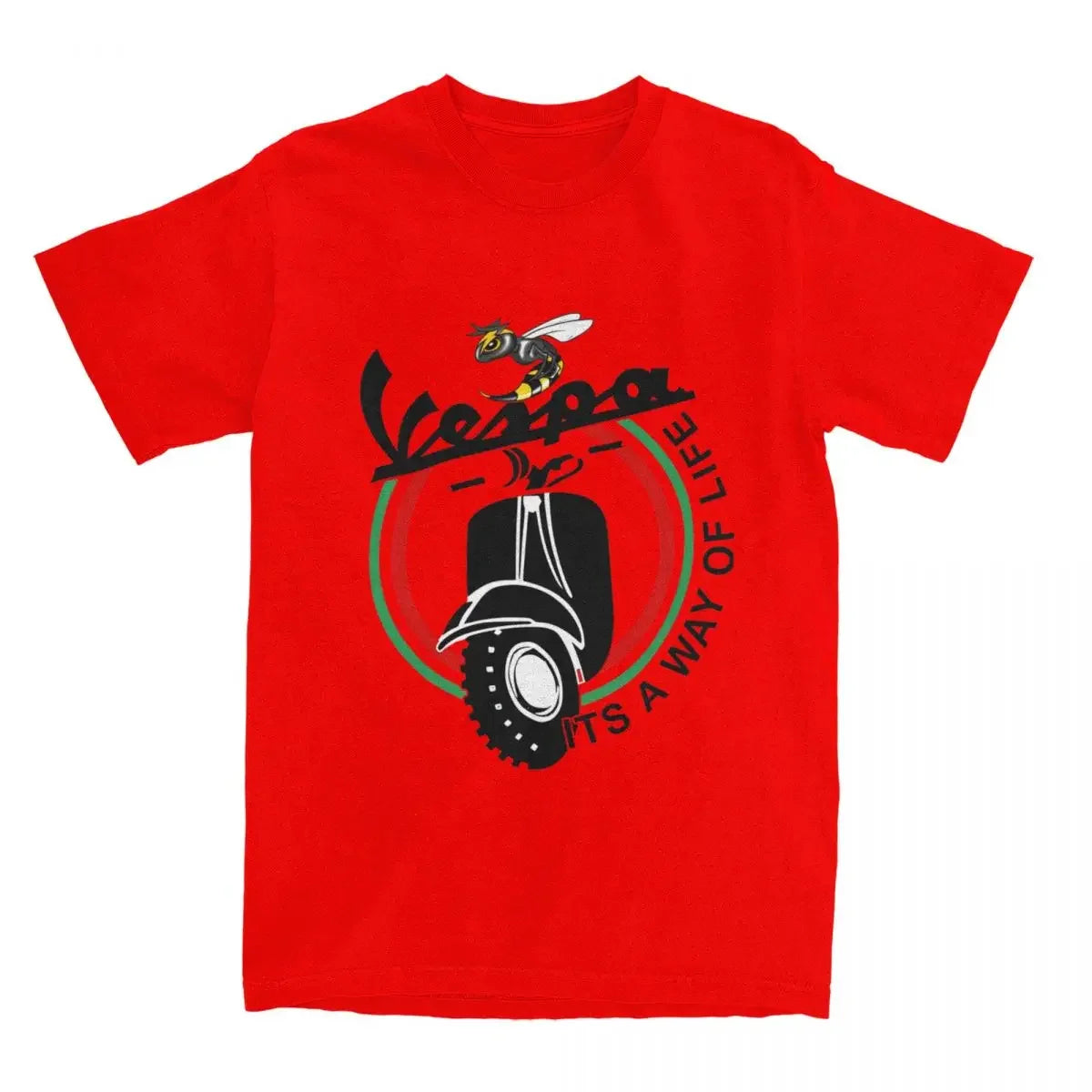 Men's Motorcycle Graphic T-Shirt – 100% Cotton S–5XL