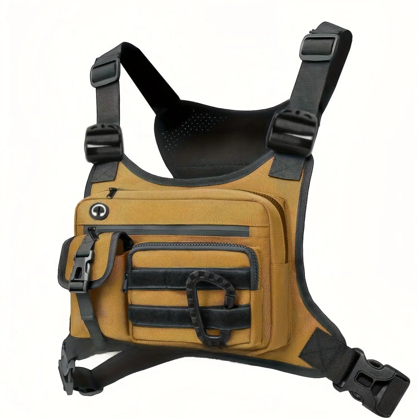 Tactical Chest Rig Bag – Multi-Pocket Nylon Vest Harness