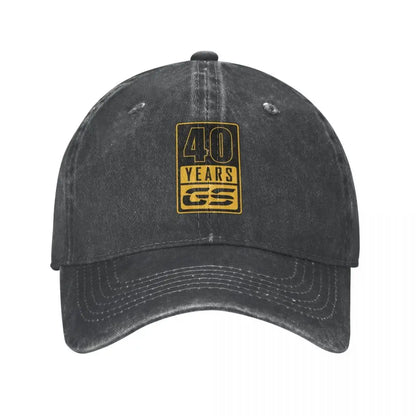 Distressed Motorcycle Baseball Cap – Washed Unisex Outdoor Hat