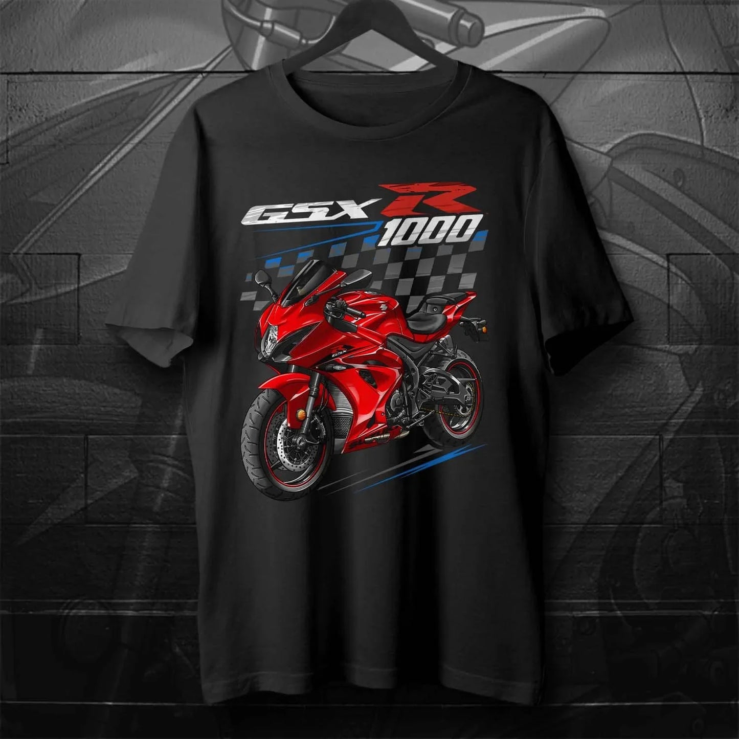 Motorcycle Graphic T-Shirt – 100% Cotton Short Sleeve Tee