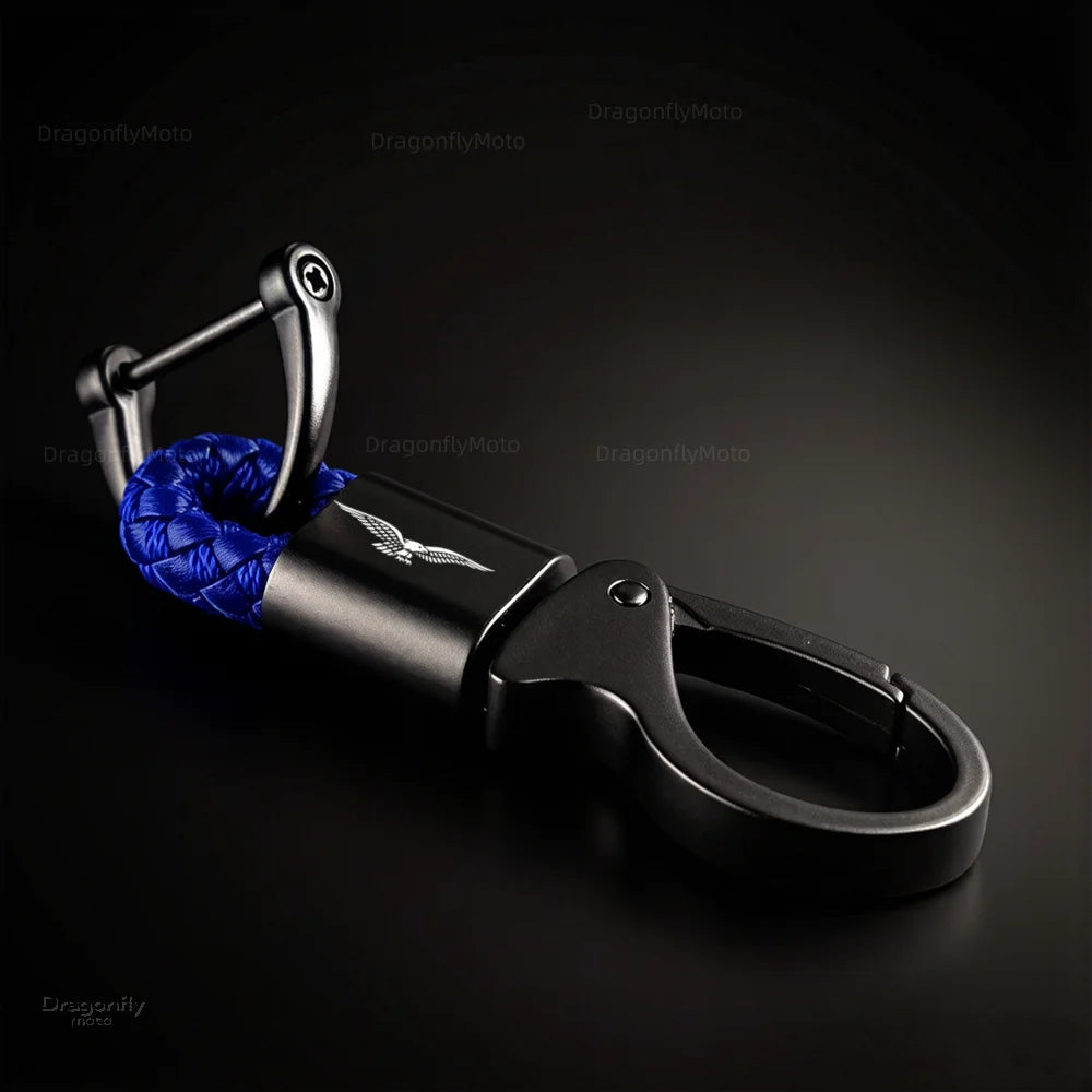 Motorcycle Zinc Alloy Keychain – Metal Key Ring Holder for Riders