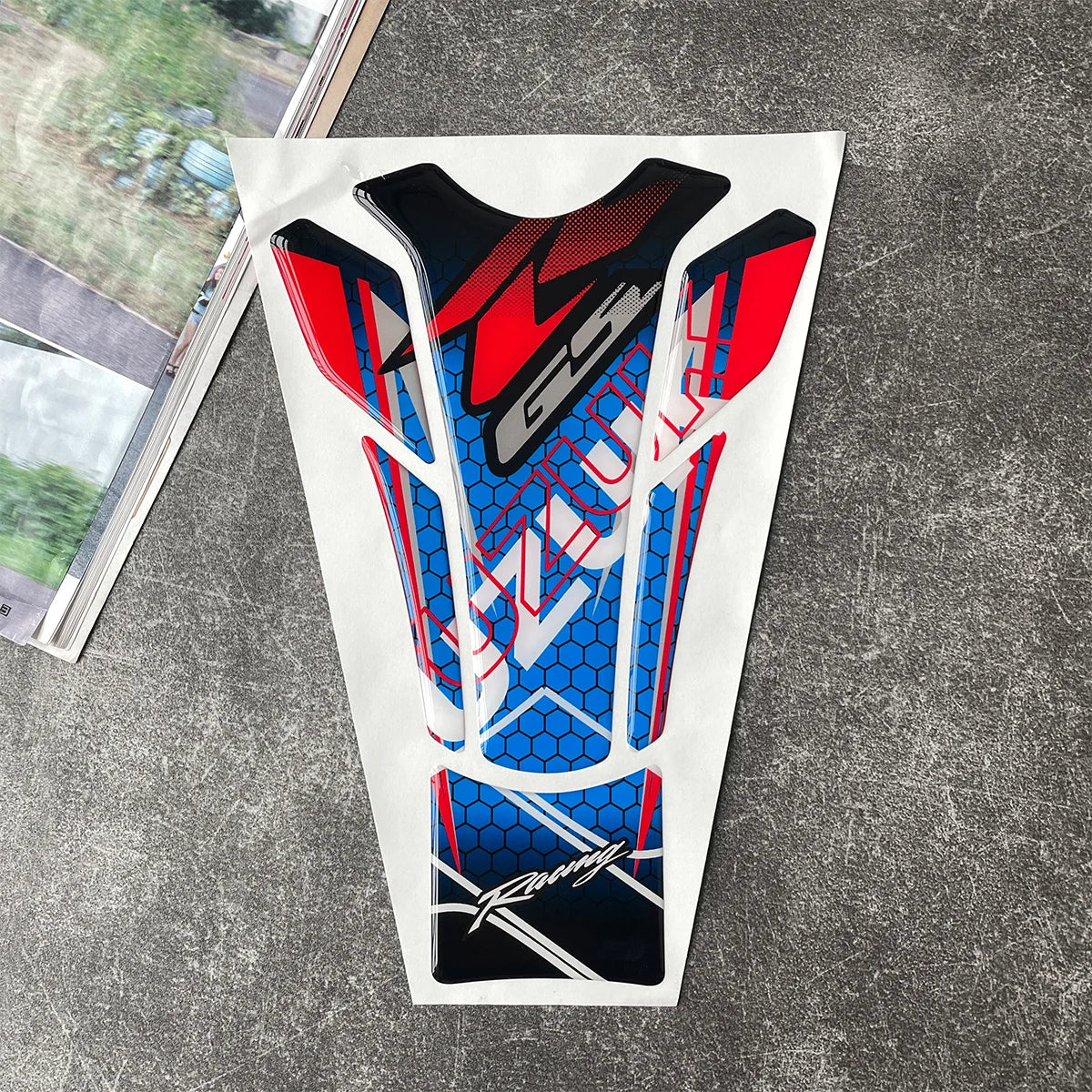 3D Resin Gel Motorcycle Fuel Tank Pad Protector – Sport Bike Decal