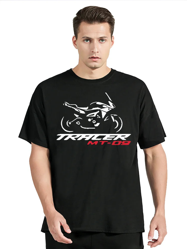Motorcycle Oversized Graphic T-Shirt – Unisex Cotton Streetwear Tee | S to XXXL