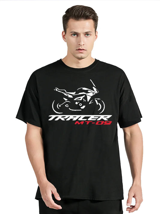 Motorcycle Oversized Graphic T-Shirt – Unisex Cotton Streetwear Tee | S to XXXL