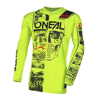 Maglia da motocross traspirante ad asciugatura rapida, maniche lunghe, unisex, da fuoristrada MX e ciclismo da gara