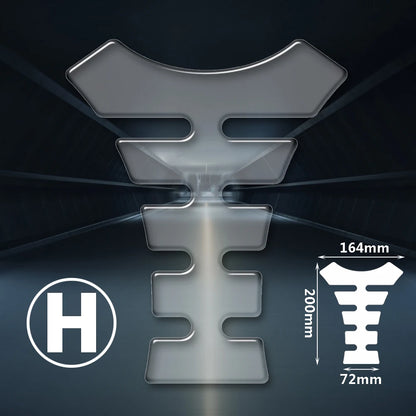 Transparent Resin Tank Pad Protector – Universal Motorcycle Fit