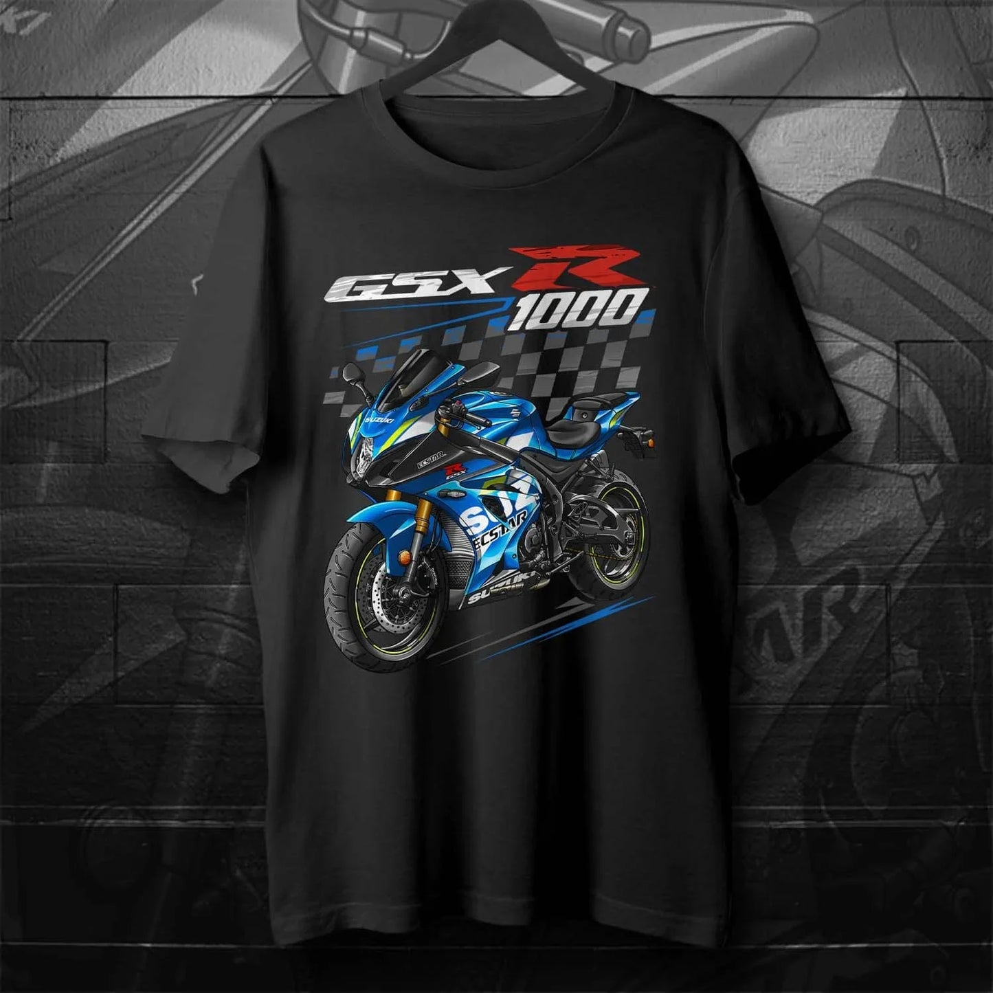 Motorcycle Graphic T-Shirt – 100% Cotton Short Sleeve Tee