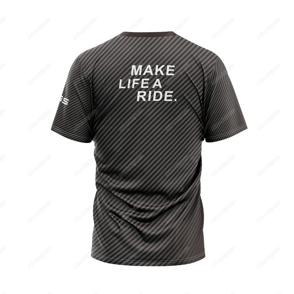 T-shirt da uomo per moto adventure – Maglia da guida ad asciugatura rapida