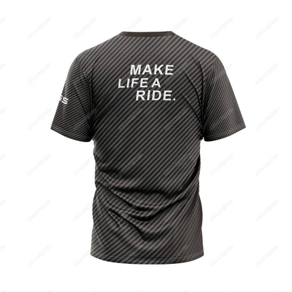T-shirt da uomo per moto adventure – Maglia da guida ad asciugatura rapida