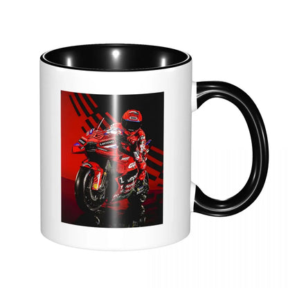 Mug à café de course moto – Tasse en céramique, cadeau pour motards