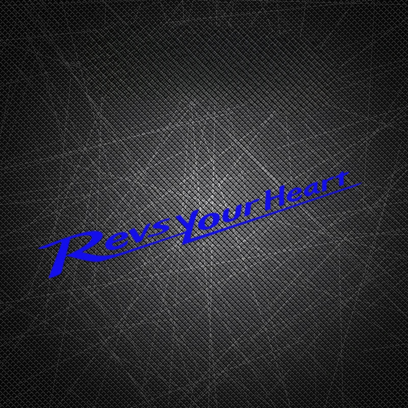 Revs Your Heart Motorcycle Sticker – Waterproof PVC Decal