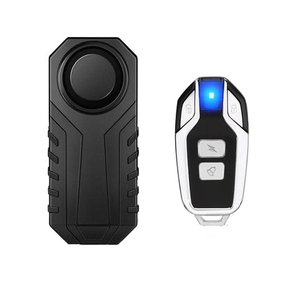 USB Rechargeable Wireless Motorcycle Vibration Alarm – Remote Control Anti-Theft