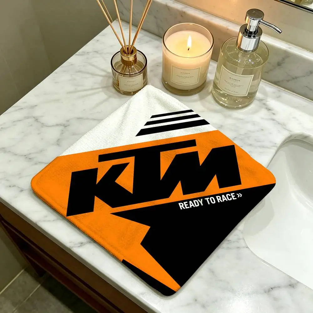 Serviette à main suspendue à motif moto – Tissu absorbant pour la cuisine et la salle de bains
