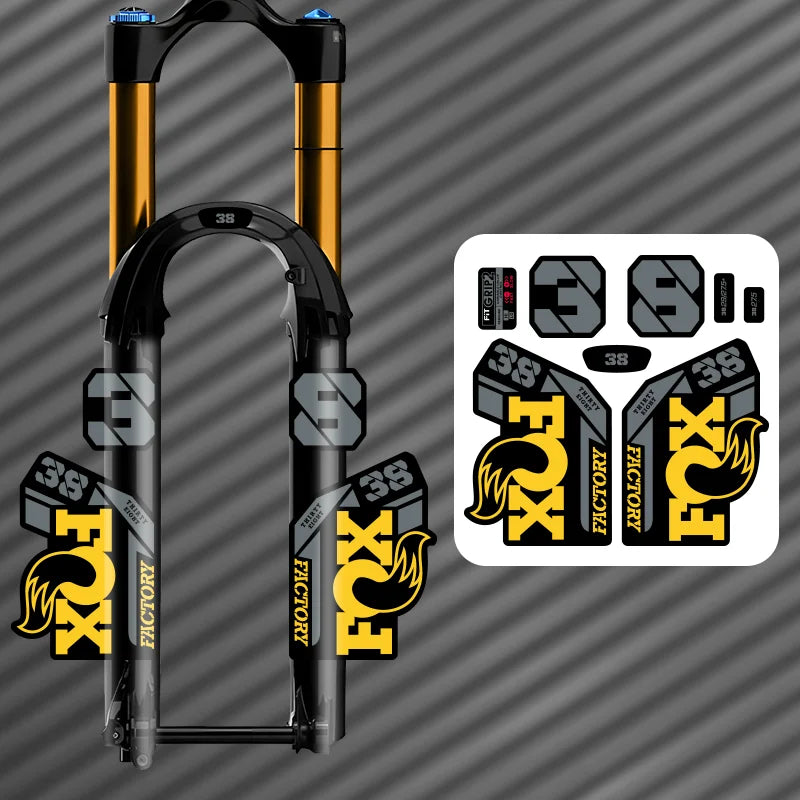 MTB 포크 보호 데칼 – 방수 PVC 스티커 필름 27.5"/29"