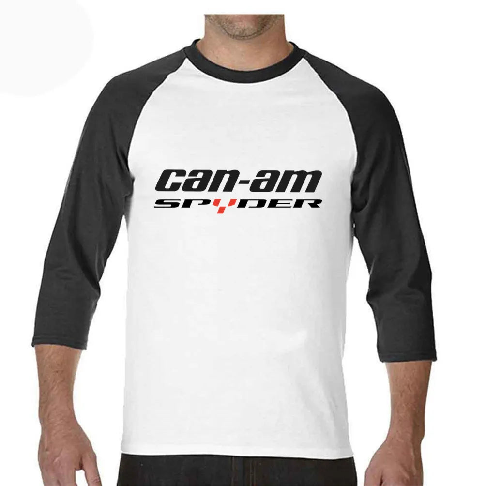 Maglietta grafica da uomo a maniche lunghe per motocicletta – T-shirt in cotone per motociclisti