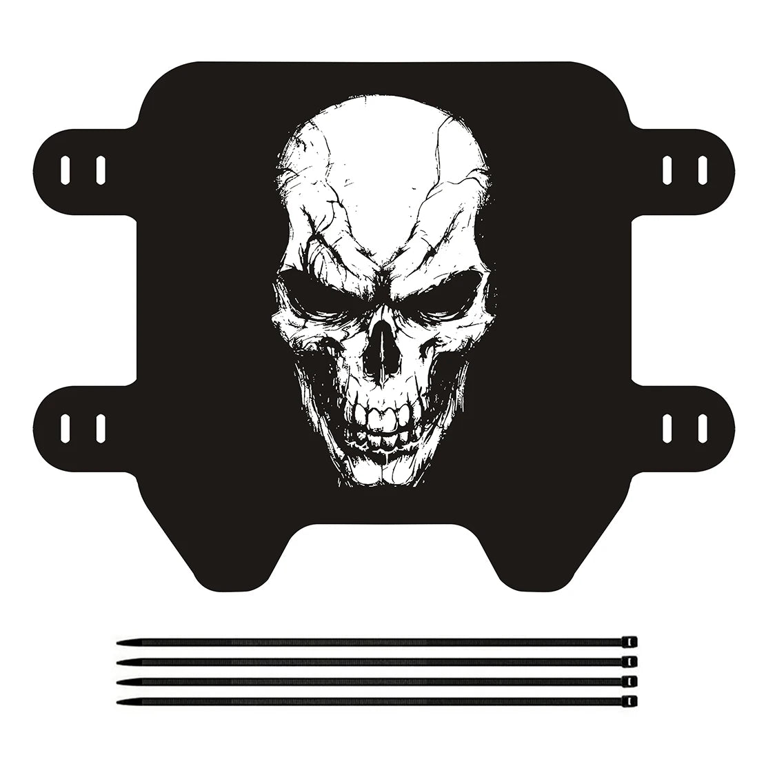 Skull Motorcycle Front Number Plate – License Plate Holder