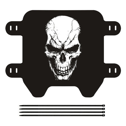 Skull Motorcycle Front Number Plate – License Plate Holder