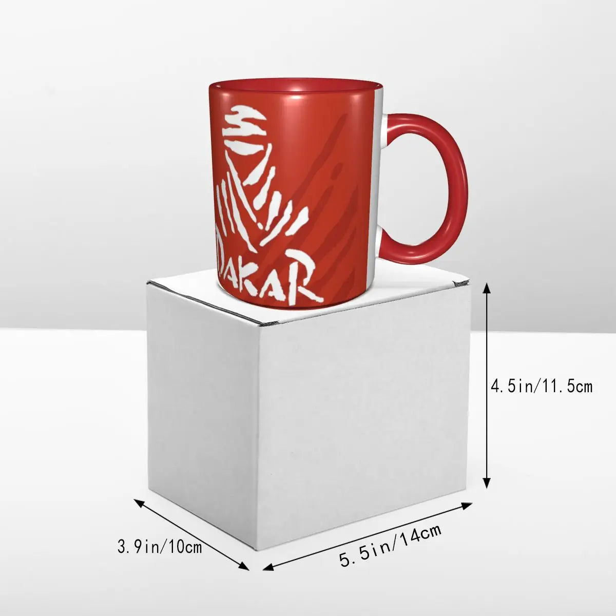 ダカールラリーコーヒーマグ – オフィス用モータースポーツティーカップ