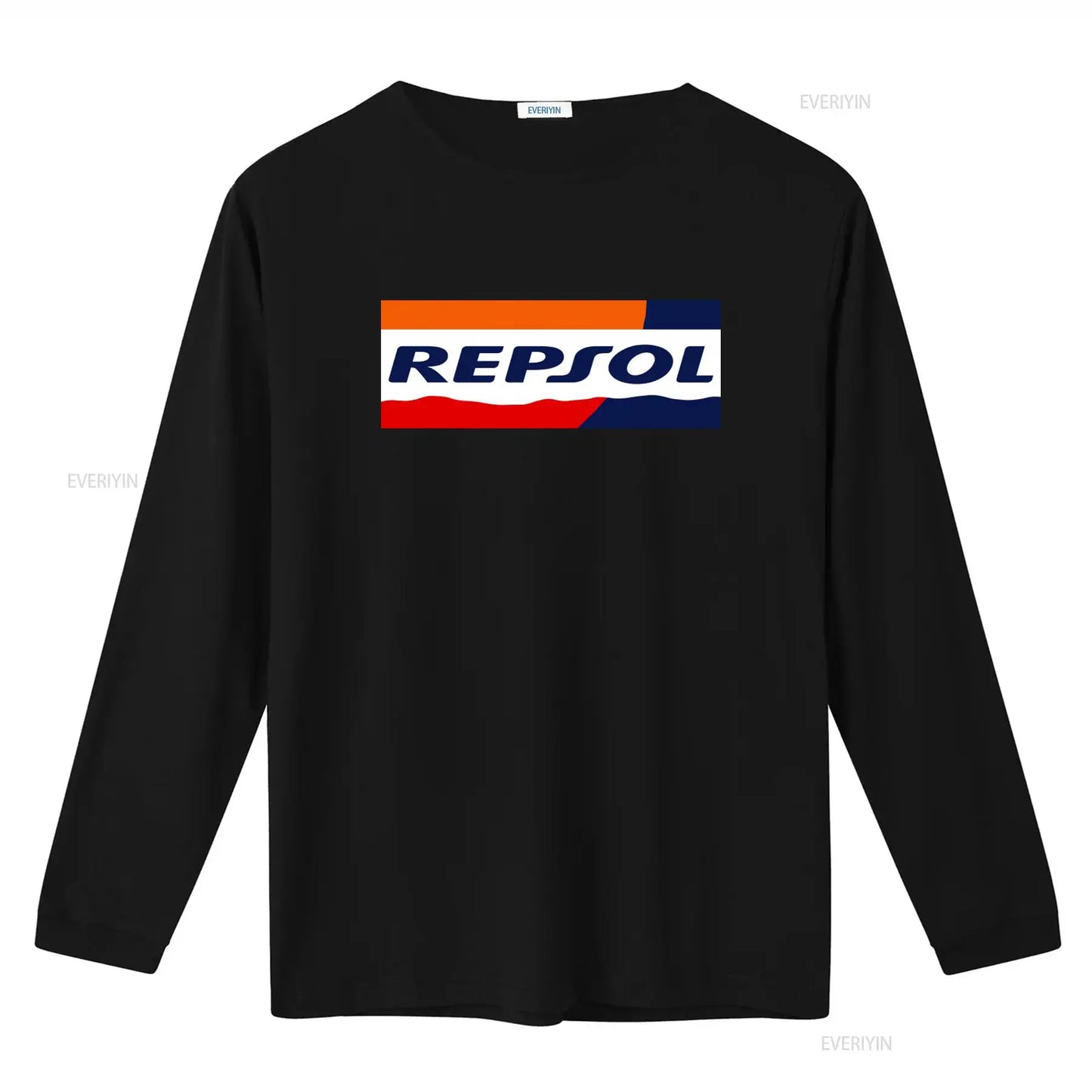 Racing Livery Graphic Print Cotton T-Shirt – Unisex Moto Fan Tee