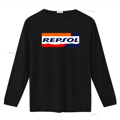 Racing Livery Graphic Print Cotton T-Shirt – Unisex Moto Fan Tee