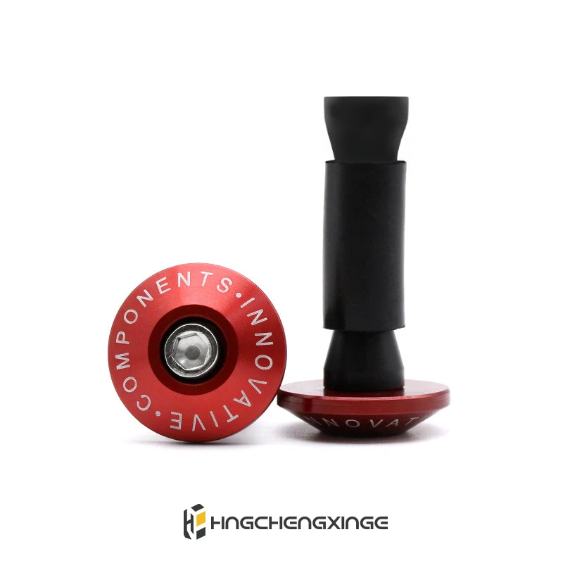 CNC Aluminum Handlebar End Plugs – Slim Profile 8 Colors Universal