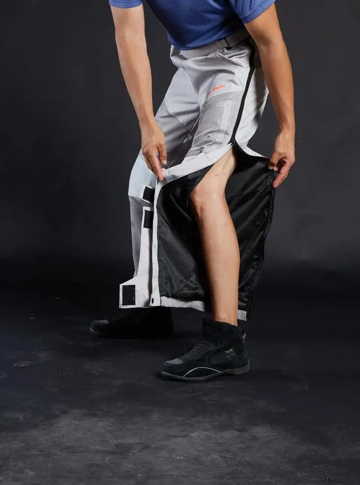 Men’s Motorcycle Riding Pants – Breathable, Fall-Proof with Detachable Protectors, 2 Colors