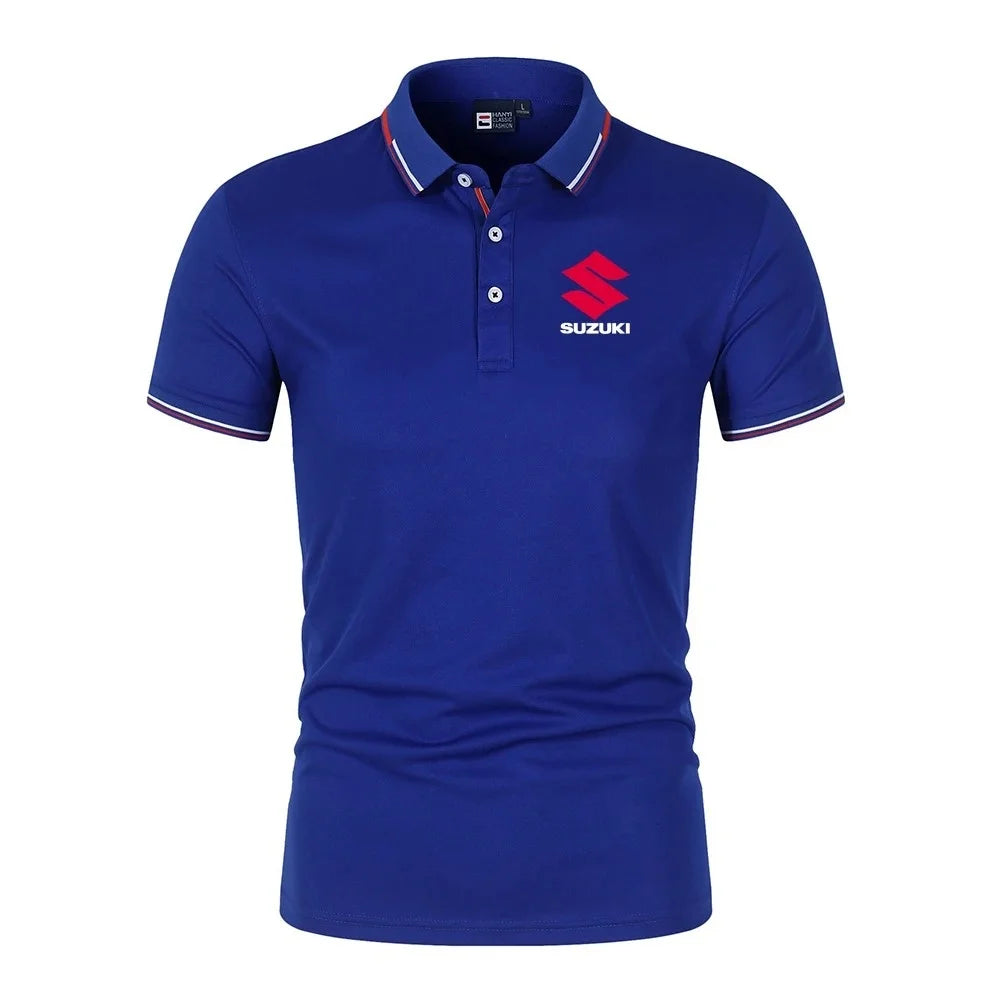 Racing Team Polo Shirt | Men's Oversized Moto Tee