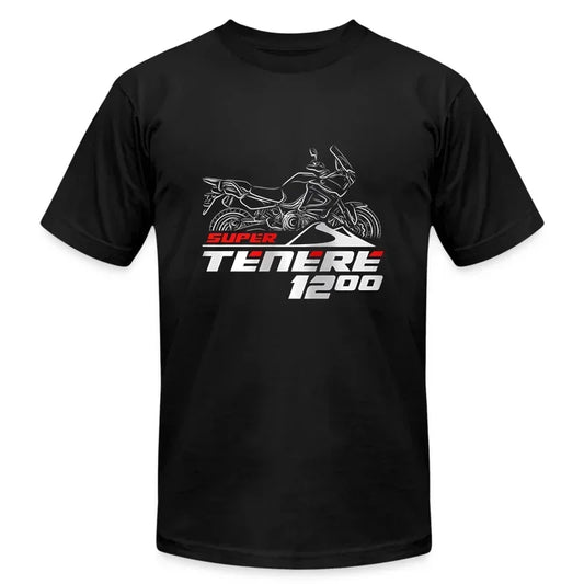 Adventure Motorcycle 1200 Graphic T-Shirt – Line Art Moto Tee