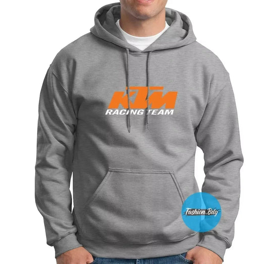 Rider Graphic Fleece Pullover Hoodie – Streetwear Autumn & Winter