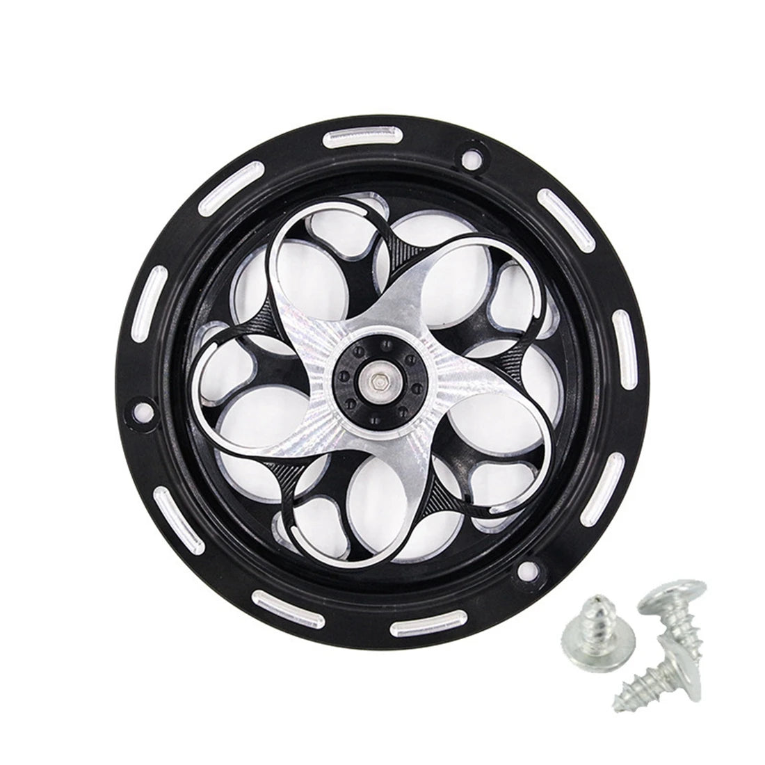 CNC Aluminum Engine Fan Cover – 5 Colors, Universal Fit