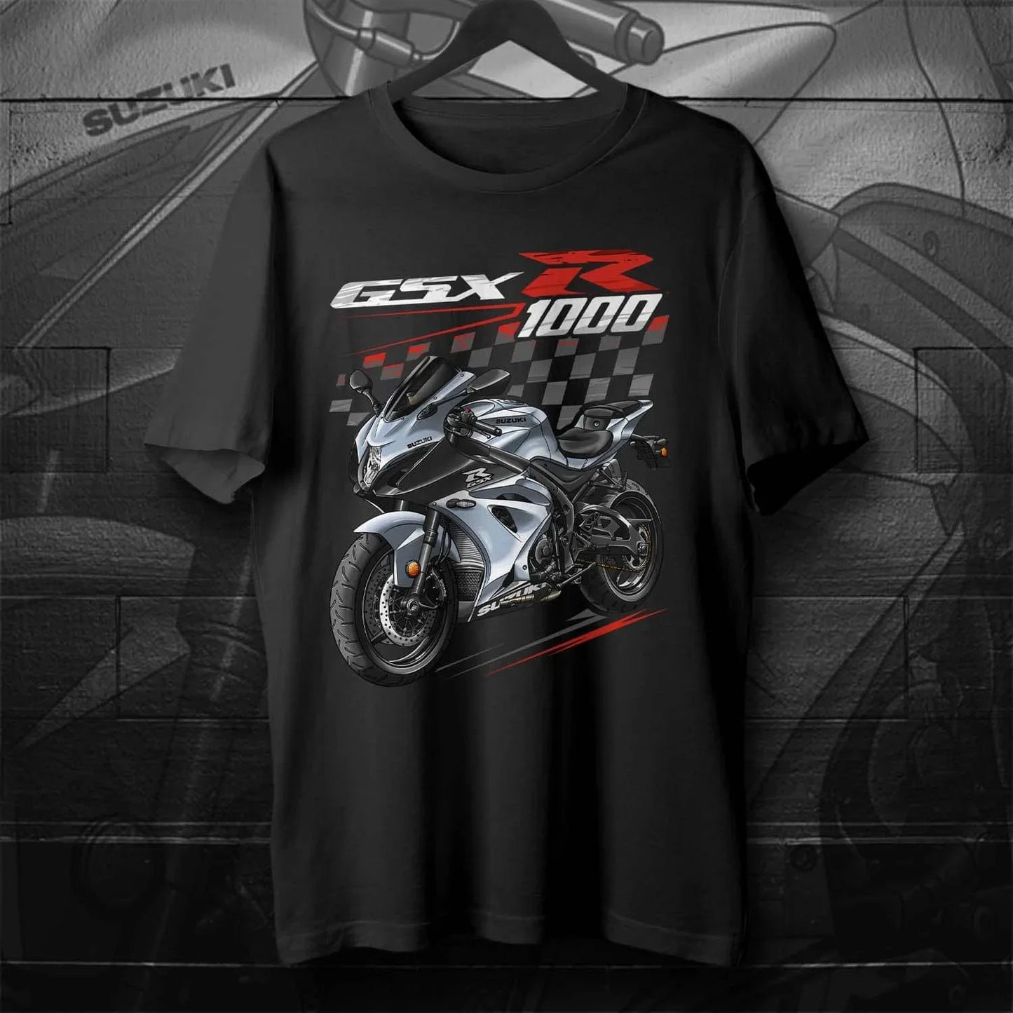 Motorcycle Graphic T-Shirt – 100% Cotton Short Sleeve Tee