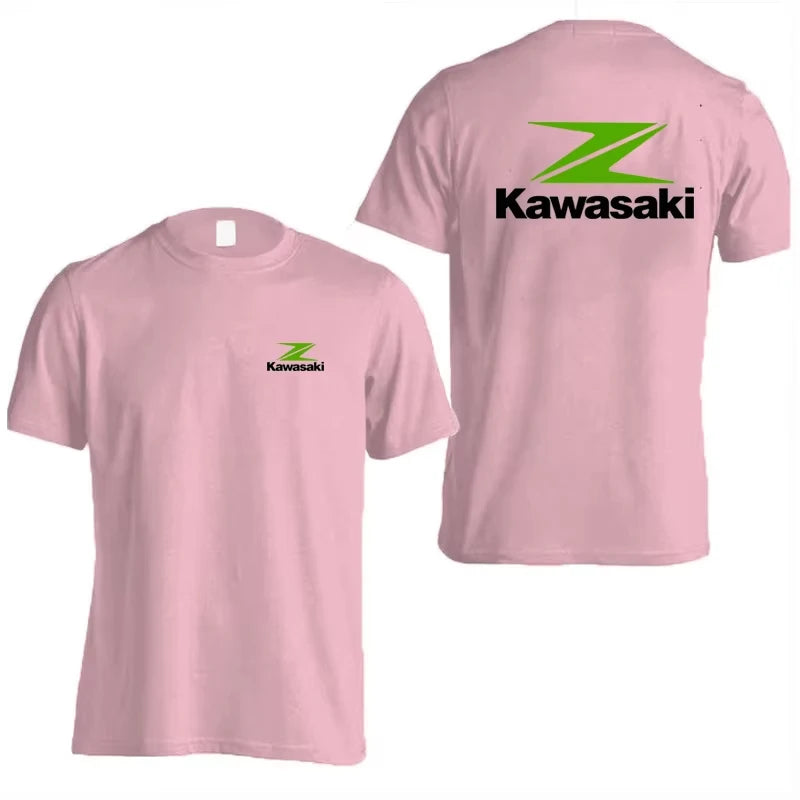 Motorcycle Logo Cotton T-Shirt – Unisex Street Casual Tee
