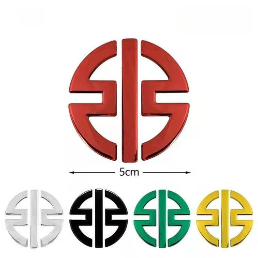 3D Motorcycle Logo Badge Sticker Decal – Silicone Wheel & Body