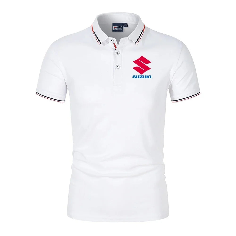 Racing Team Polo Shirt | Men's Oversized Moto Tee
